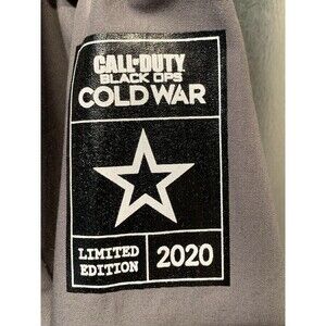 Call Of Duty Black Ops Cold War 2020 Limited Edition Members Only Jacket XL Gray
